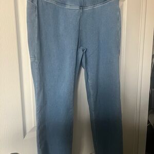 Halara Blue Straight Leg Jeans with Relaxed Fit